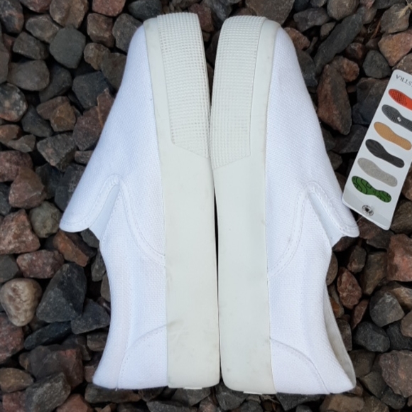 New superga white slip on platform sneakers sz 6 - Picture 7 of 8